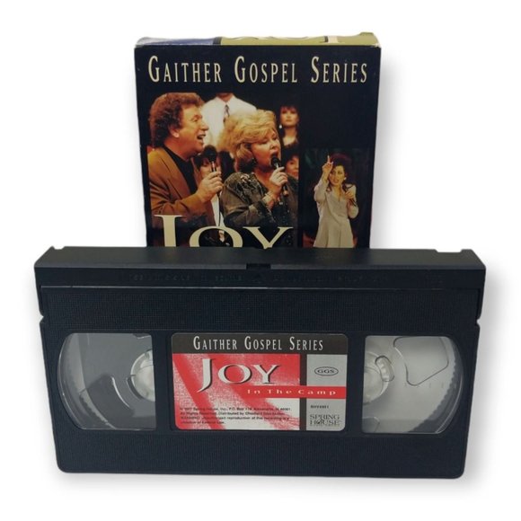 Gaither Gospel Series Joy in the Camp VHS, 1997 Bill and Gloria Gaither - Picture 1 of 5